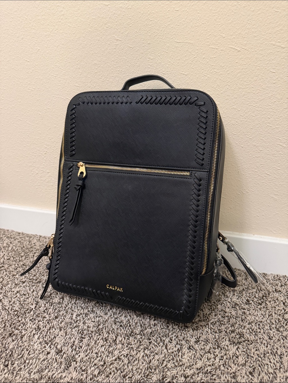 Calpak Black Laptop Backpack